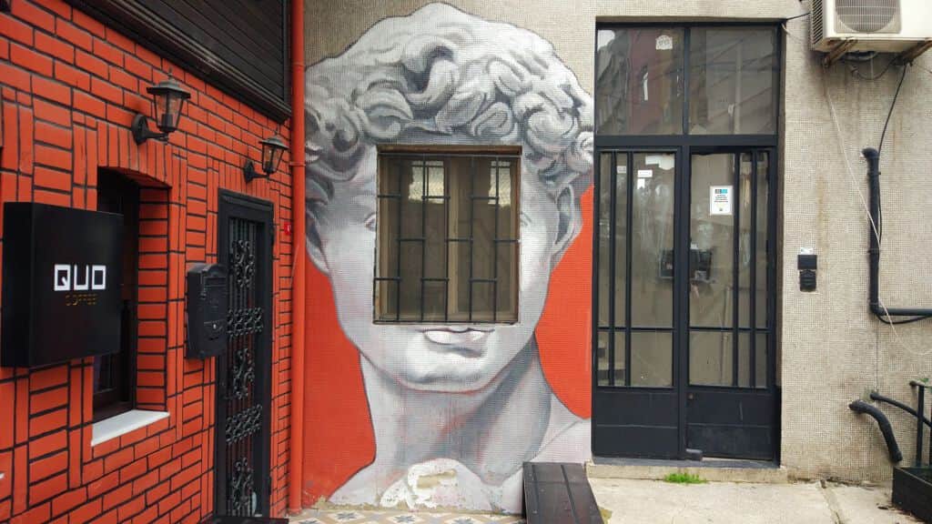 "Classical Head with Exposed Brain" by Russel Buckhingham in Istanbul