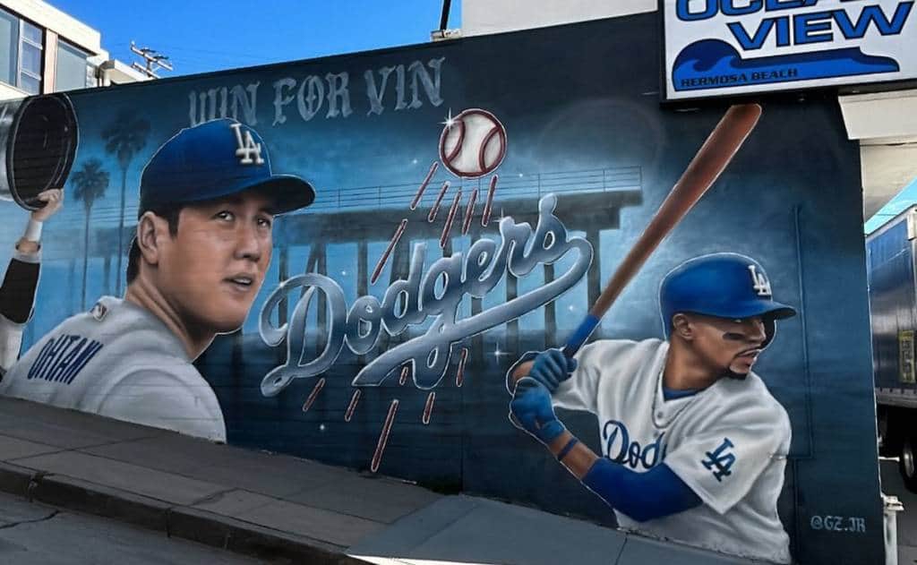 "Dodgers Players Win For Vin" by Gustavo Zermeño Jr in Los Angeles