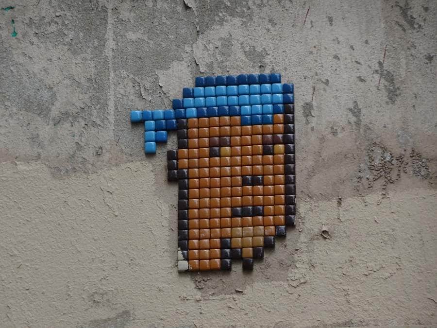 Untitled street art by The Mosaist in Paris