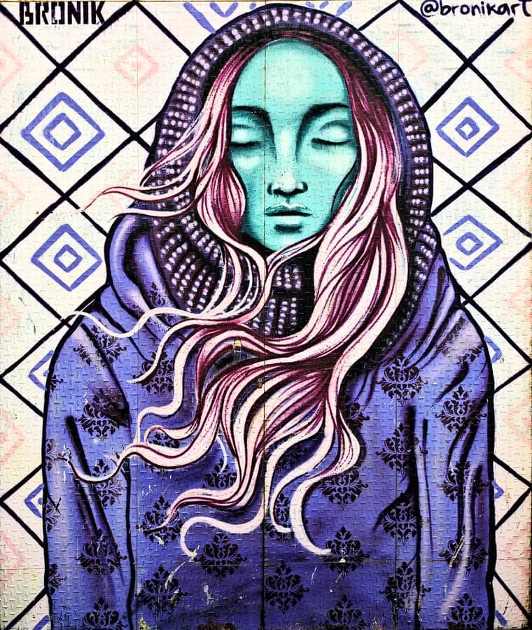 "Warmly dressed girl" by BRONIK in Barcelona