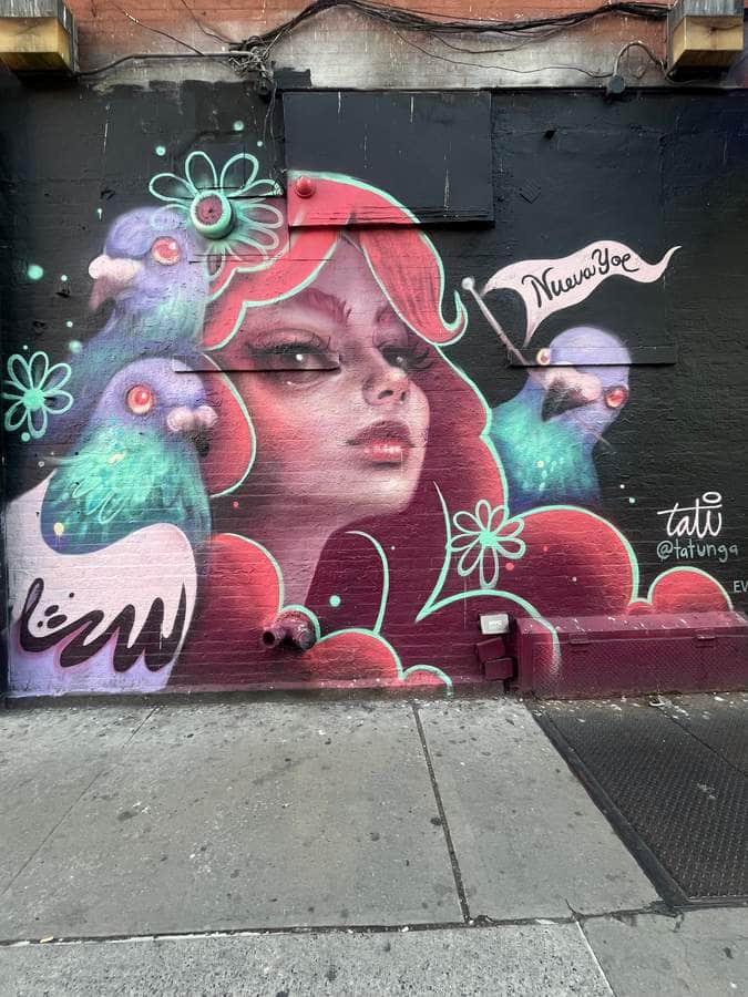 Untitled street art by Tatiana Suarez in New York