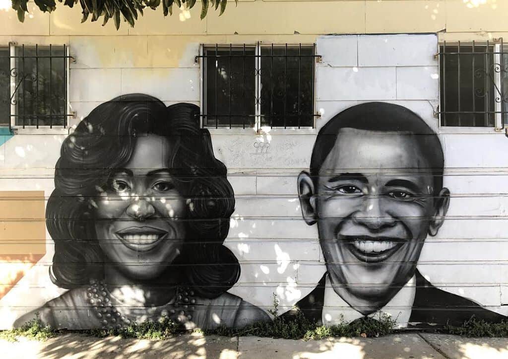 "The Obamas" by Shawn Bullen in San Francisco