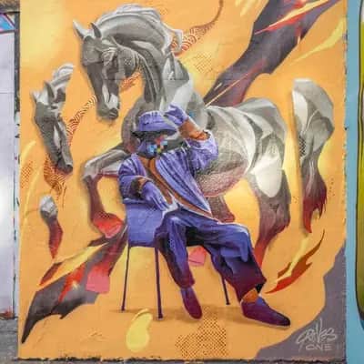 "Pixel Gallop" by RevesOne in London