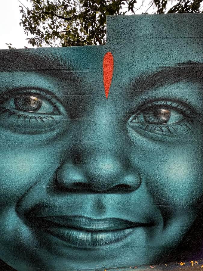 Untitled street art by Clara Leff in Sao Paulo