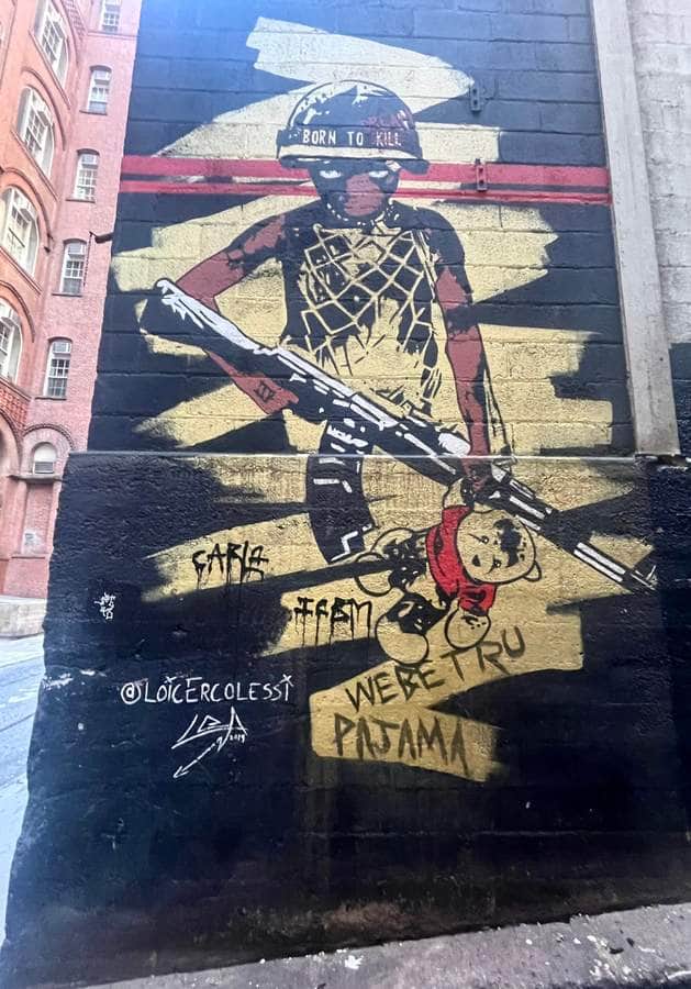 Untitled street art by Loic Ercolessi in New York