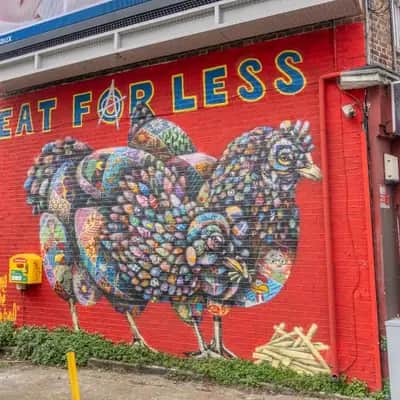 "Eat For Less" by Louis Masai in London