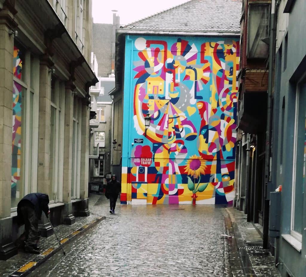 "It's only with the heart one can see clearly" by Rikardo Druskic in Brussels