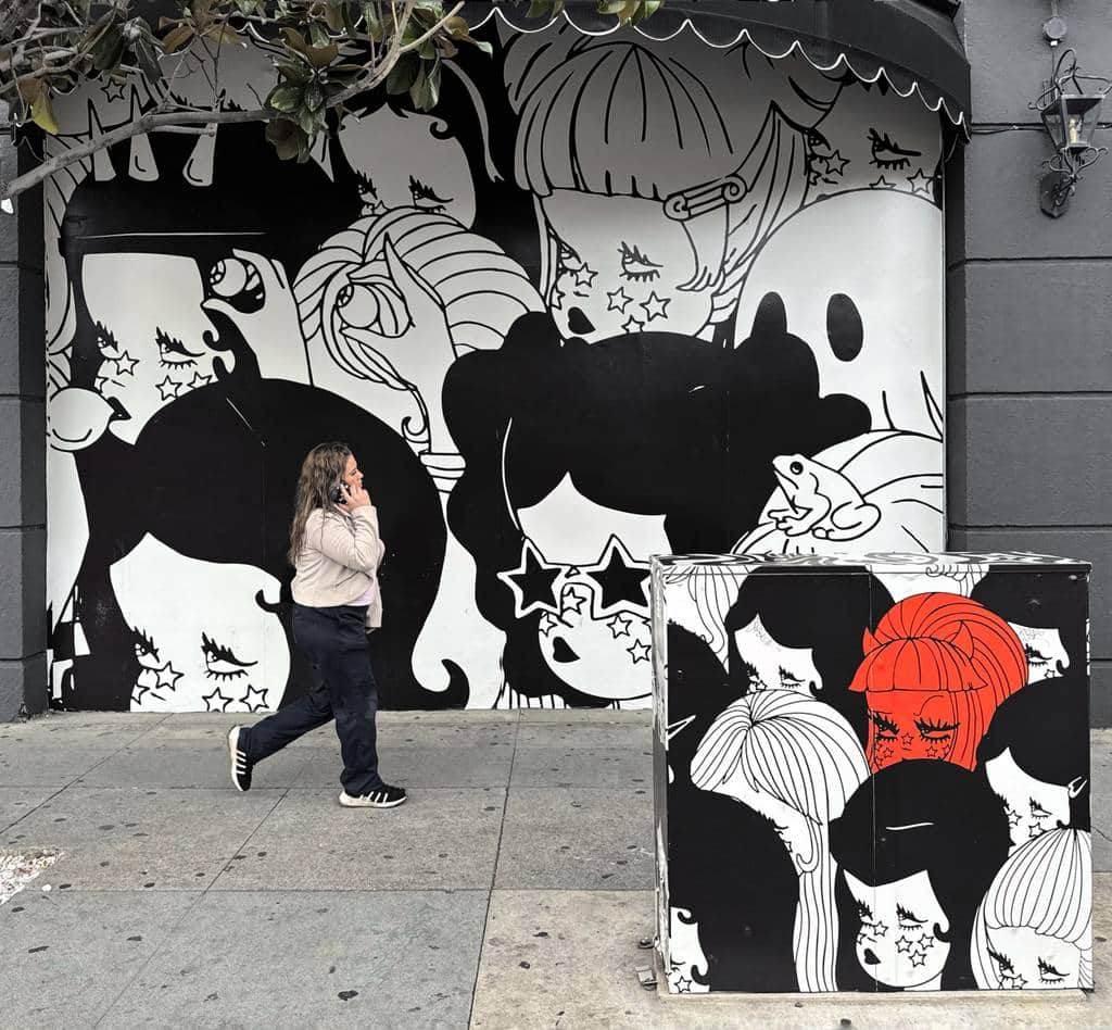 Untitled street art by Valfré in Los Angeles
