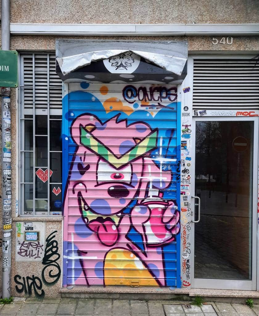 Untitled street art by oncps in Porto