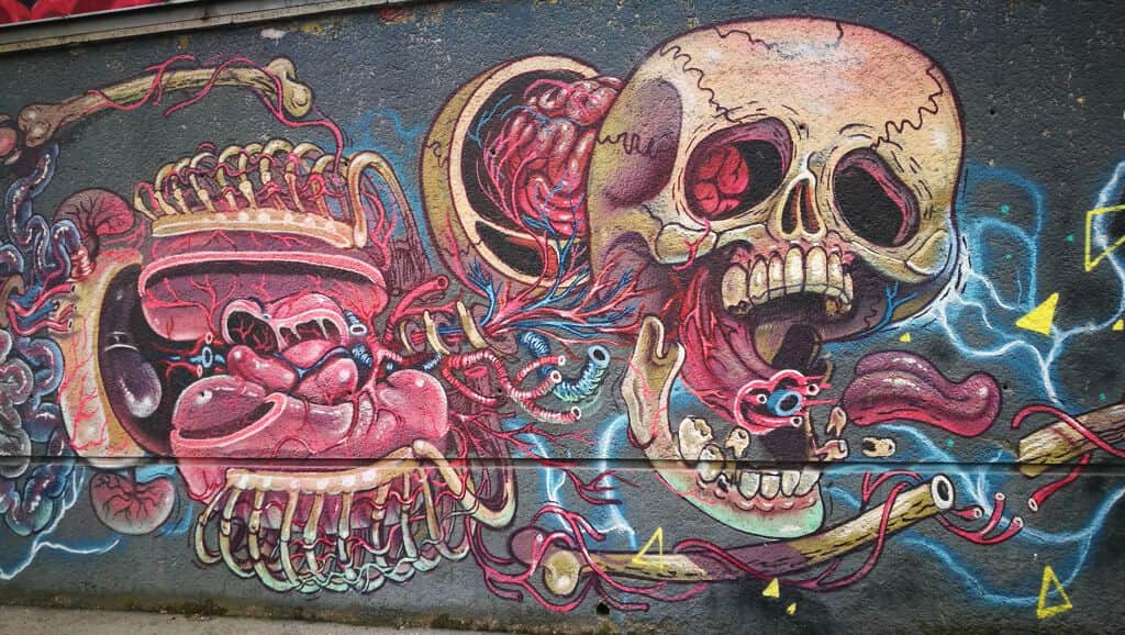 Untitled street art by Nychos in Vienna