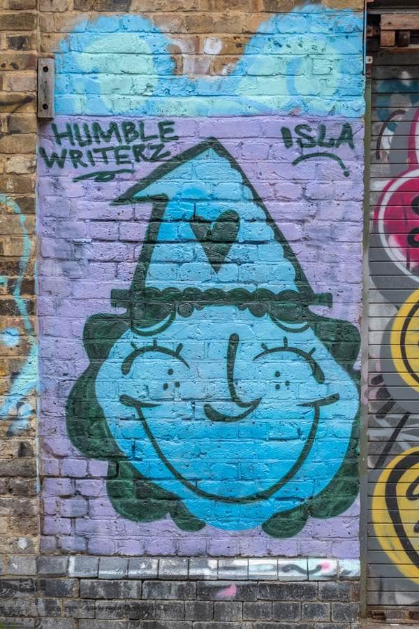 Untitled street art by Humble Writerz in London