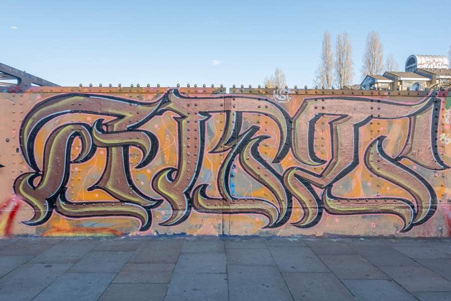 Untitled street art by J. Fox in London