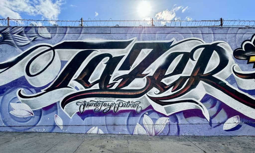 "In Loving Memory of Mundo “Tazer” Palmer" by WAI Crew in Los Angeles