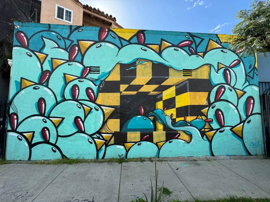 Untitled street art by Cache in Los Angeles
