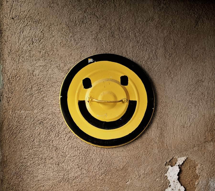 "Happy emoticon" in Barcelona
