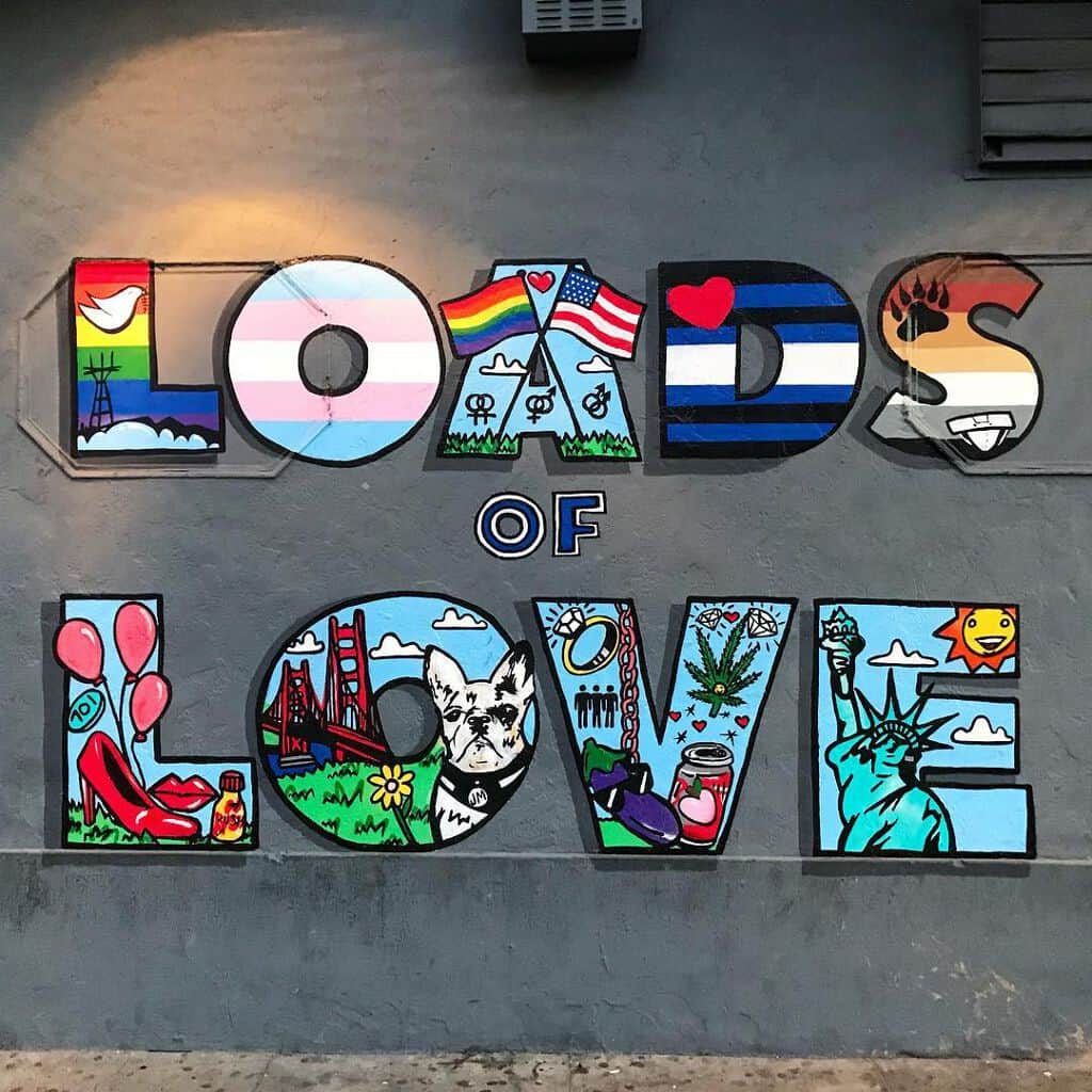 "Loads of Love" by Elliot C Nathan in San Francisco