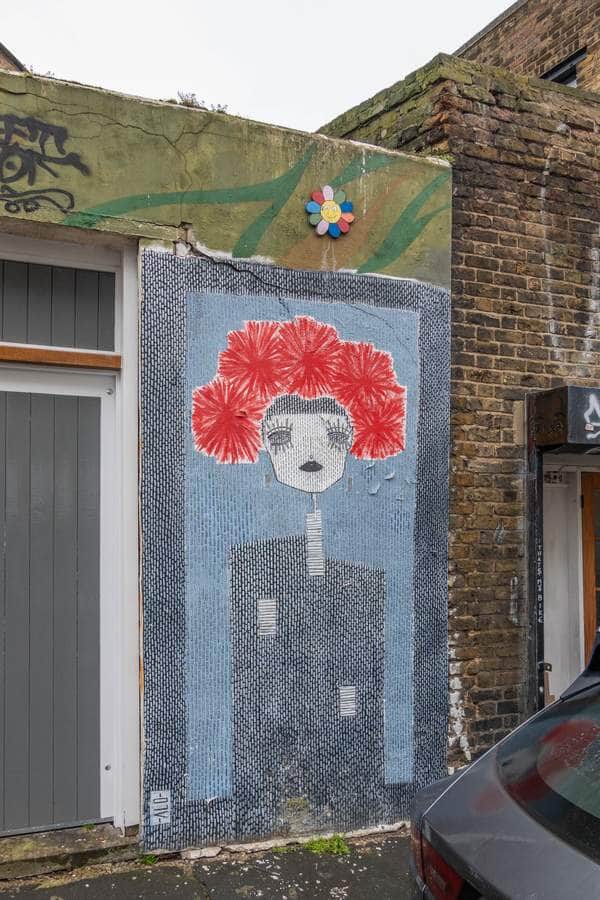 Untitled street art by alo art in London