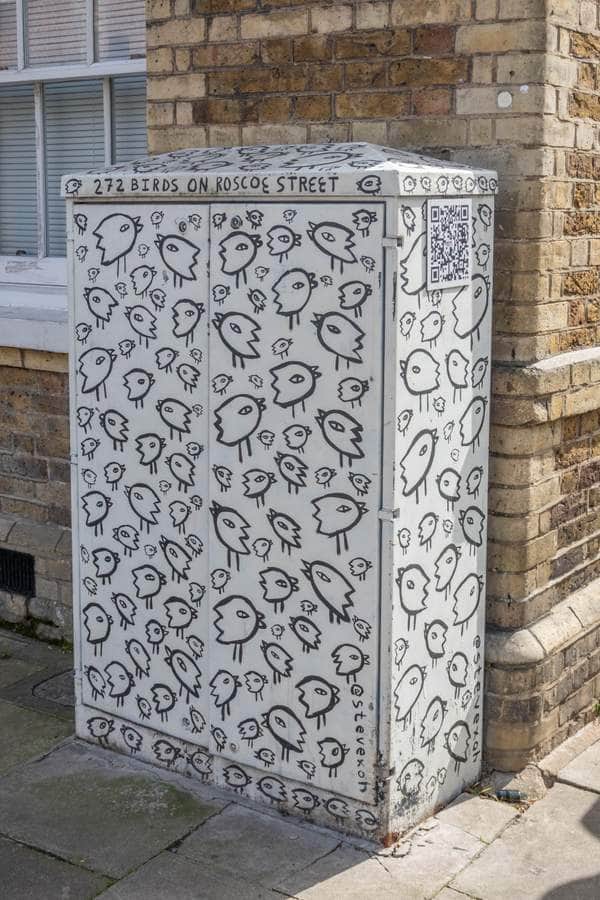Untitled street art by Steve Xoh in London