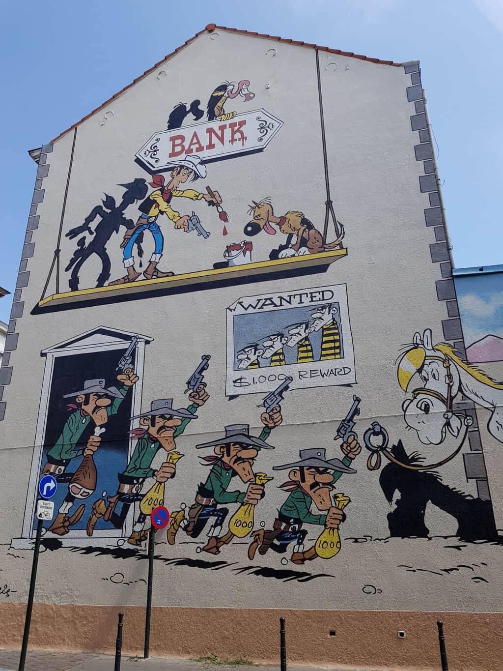 "Lucky Luke" by Georgios Oreopoulos in Brussels