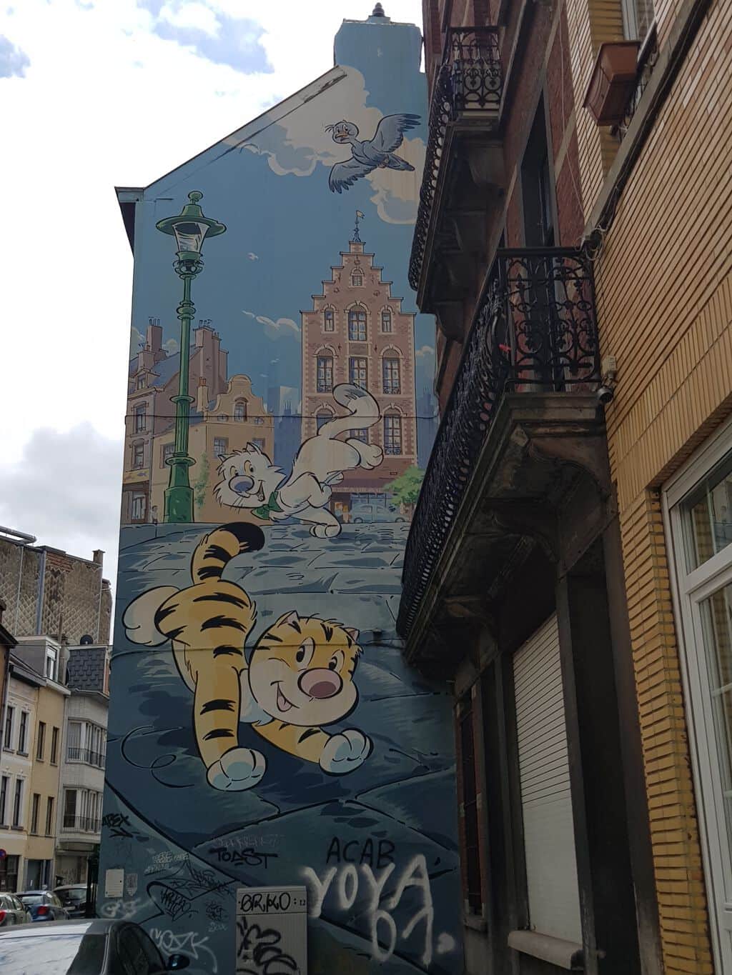 "Billy the Cat" by Renaud Pietherons in Brussels