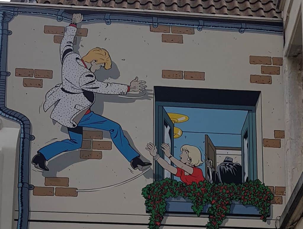 "Ric Hochet" by Urbana in Brussels