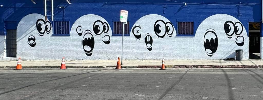 Untitled street art by Snow Kone in Los Angeles