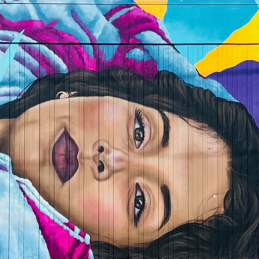 Untitled street art by Britt Johnson in Austin