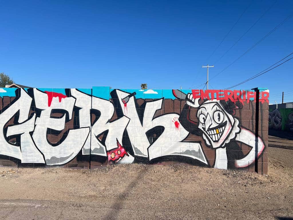 "Cartoon Character Graffiti Mural" in Phoenix