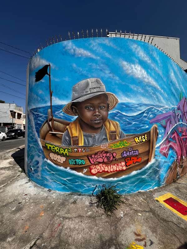 Untitled street art by Pretotna in Sao Paulo