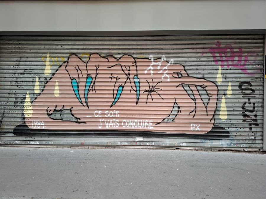 "... ce soir j'vais conclure" by La Fleuj in Paris