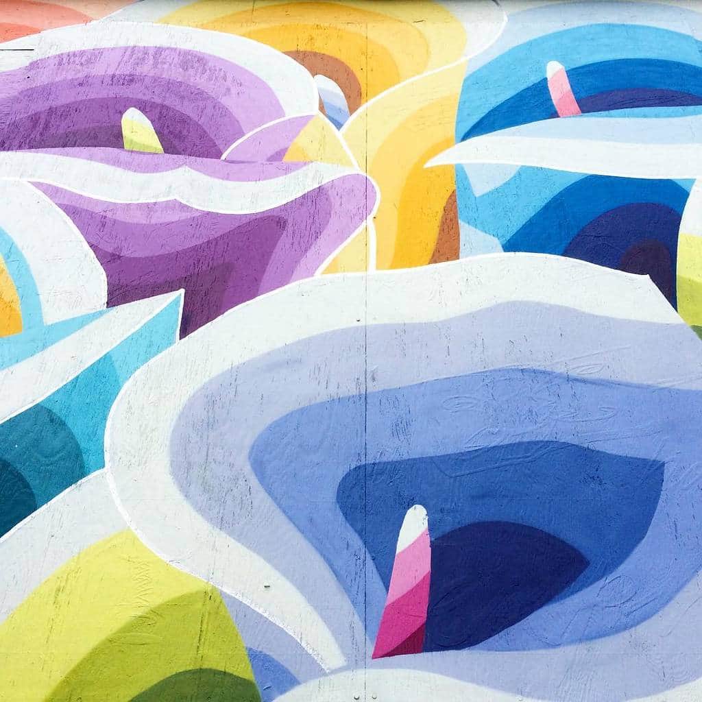 "Rainbow Lilies" by Jet Martinez in San Francisco