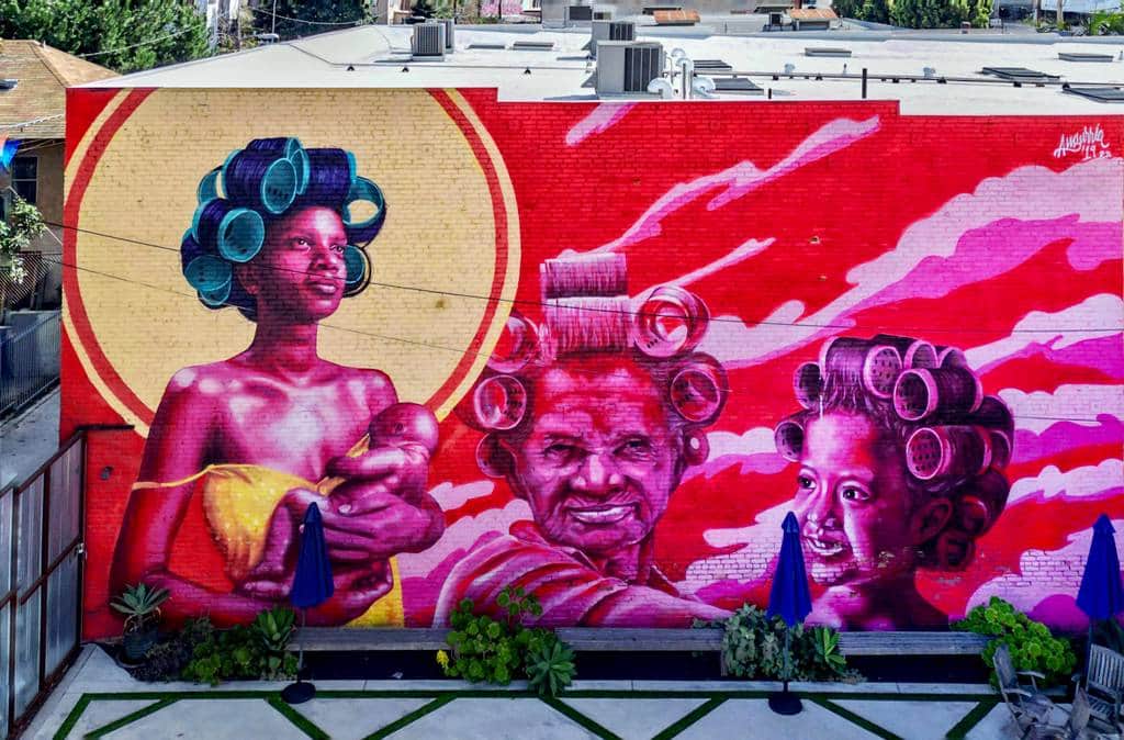 "Tres Generaciones, Tres Patrias" by Nestor Garcia (Angurria) in Los Angeles