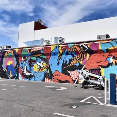 "Vibrant Street Mural Display" by Bicicleta Sem Freio in Las Vegas
