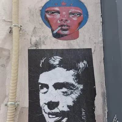 "Dual Portrait Street Composition" by A.L. Tony in Paris