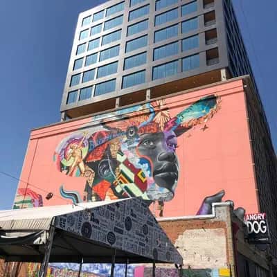 "Mixed Media Character Collage" by Tristan Eaton in Dallas