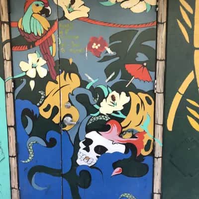 "Parrots and skulls" in San Francisco