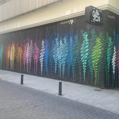 "Mural at the Cuenca Club" by suso33 in Madrid