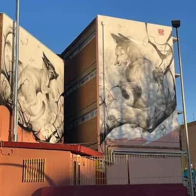 "Initial contact" by Satr in Madrid