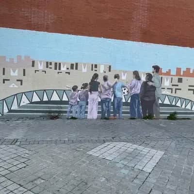 "Proud  of our neighborhood" in Madrid