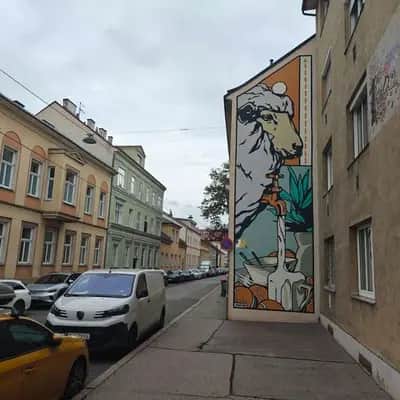 "Greyhound Portrait with Flora" by NDZW in Vienna