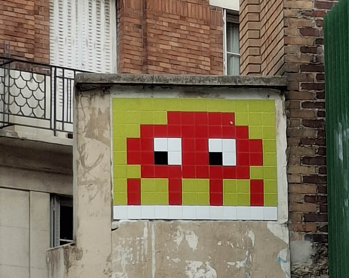 "PA 949" by Invader in Paris