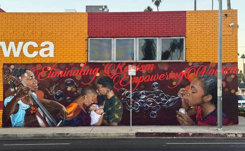 "Eliminating Racism, Empowering Women" by Enkone in Los Angeles