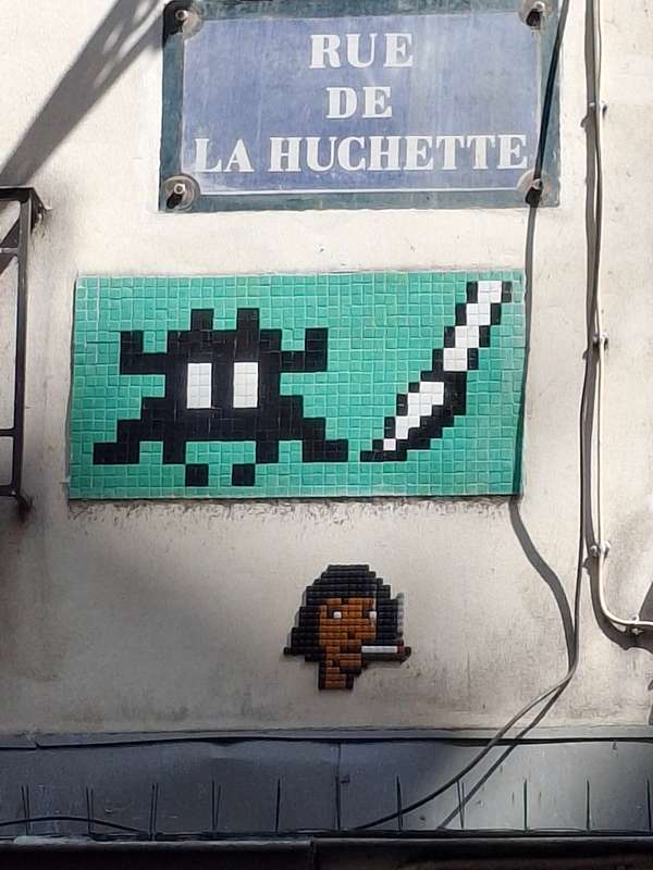 "PA_874" by Invader in Paris 5e Arrondissement, Paris