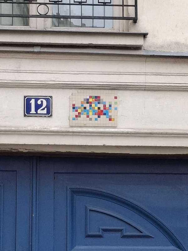 "PA_505" by Invader in Paris 3e Arrondissement, Paris
