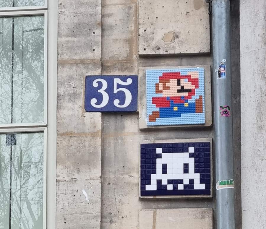"PA_1545" by Invader in Paris 5e Arrondissement, Paris