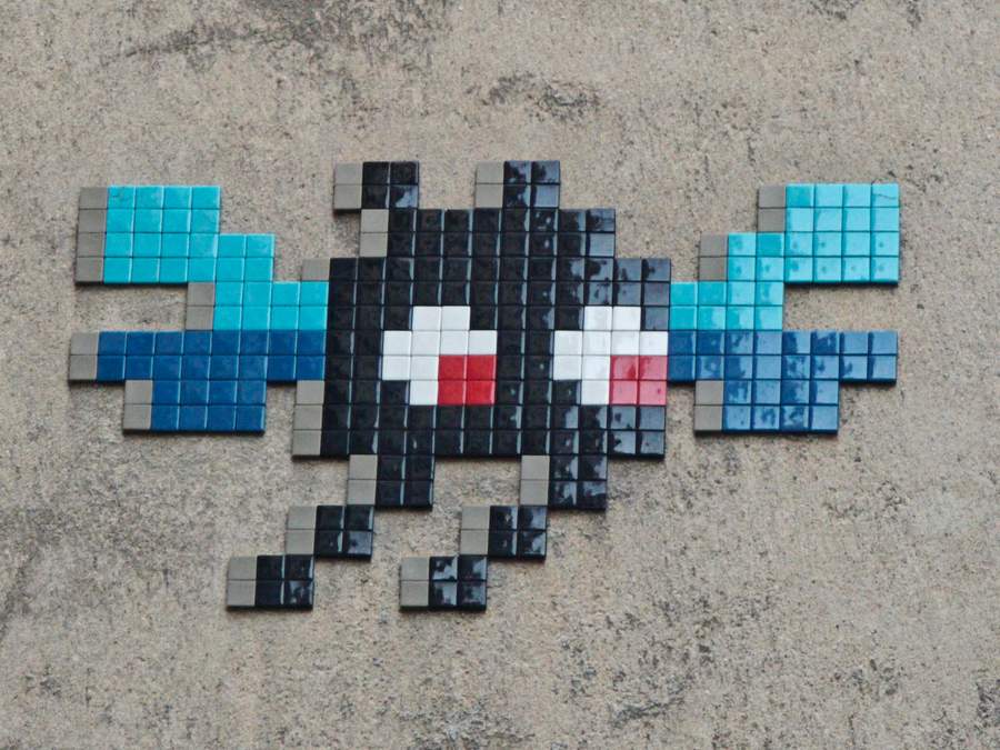 "PA_1373" by Invader in Paris 2e Arrondissement, Paris