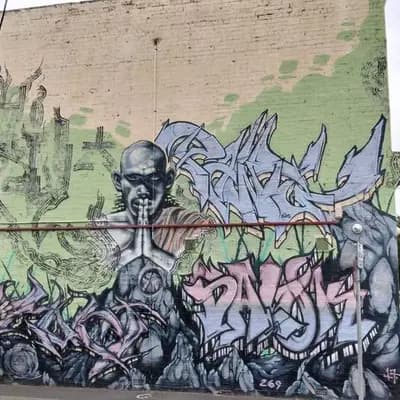 Multi-Artist Collaborative Wall