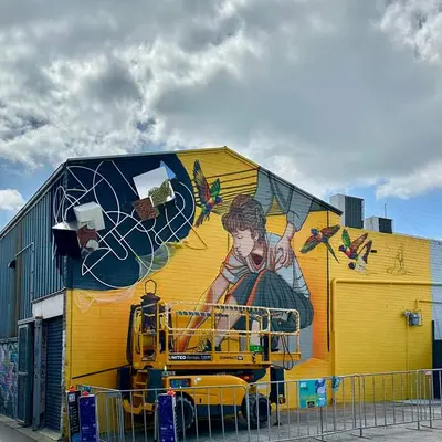 Portrait with Abstract Elements