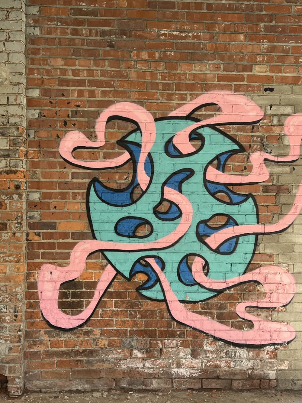 "Stylized Octopus Mural" by AJ Kesler in Henry Ford, Detroit