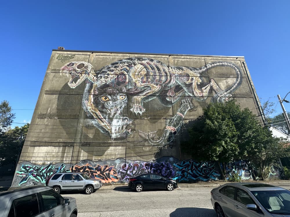 Anatomical Beast Dissection Mural